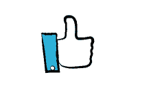 downsign liked thumb up feed facebook