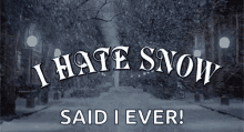 I Hate Snow No Snow GIF - I Hate Snow No Snow Hate Snow GIFs