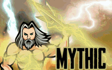 mythic glitch lightning man grey hair