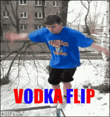 Flip Vodka GIF - Flip Vodka Backflip GIFs