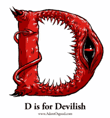 D Is For Devilish GIF - D Is For Devilish Devil GIFs
