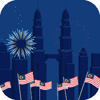 Selamat Hari Malaysia Malaysia Day Sticker - Selamat Hari Malaysia Hari Malaysia Malaysia Day Stickers