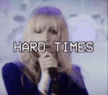 Hayley Williams Paramore GIF - Hayley Williams Paramore Hard Times GIFs