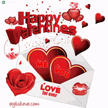 Happy Valentines Gifkaro GIF - Happy Valentines Gifkaro Me And You Forever GIFs