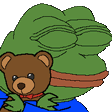 Frog Hug Sticker - Frog Hug Pepe Stickers