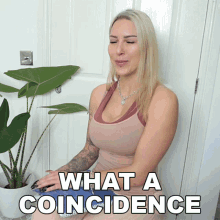 What A Coincidence Tracy Kiss GIF - What A Coincidence Tracy Kiss What Are The Odds GIFs
