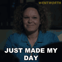 Just Made My Day Rita Connors GIF - Just Made My Day Rita Connors Wentworth GIFs