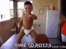 Time To Potty Baby GIF - Time To Potty Baby Dancing GIFs