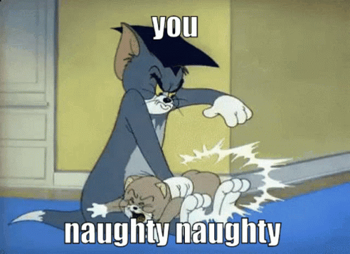 Naughty Tom And Jerry GIF - Naughty Tom And Jerry Spanking GIFs