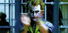 Joker Clapping GIF - Joker Clapping Poker Face GIFs