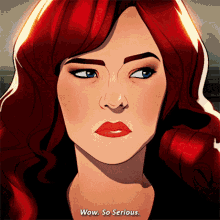 Marvels What If Black Widow GIF - Marvels What If Black Widow Wow So Serious GIFs