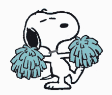 Lets Cheer Snoopy GIF - Lets Cheer Snoopy Cheering GIFs