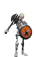 Daggerfall Skeleton Sticker - Daggerfall Skeleton Elder Scrolls Stickers