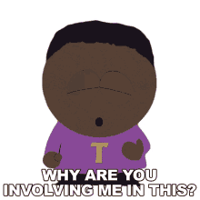 why are you involving me in this token black south park s15e12 one percent