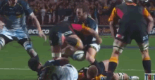 rugby big hits tackle fall