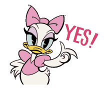 Daisy Duck Yes GIF - Daisy Duck Yes Fabulous GIFs