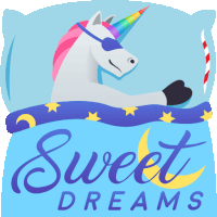 Sweet Dream Unicorn Life Sticker - Sweet Dream Unicorn Life Joypixels Stickers