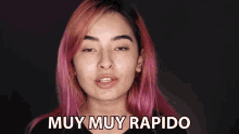 Muy Rapido Laura Sanchez GIF - Muy Rapido Laura Sanchez Rapido GIFs
