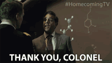 Thank You Colonel Bobby Canavale GIF - Thank You Colonel Bobby Canavale Colin Belfast GIFs