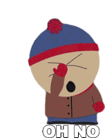 Oh No Stan Marsh Sticker - Oh No Stan Marsh South Park Stickers