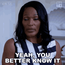 Yeah You Know Better Know It Victoria Franklin GIF - Yeah You Know Better Know It Victoria Franklin The Oval GIFs