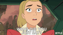 What Did You Just Say Adora GIF - What Did You Just Say Adora Shera GIFs