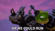 Or We Could Run Running Is Good GIF - Or We Could Run Running Is Good Skrap It GIFs