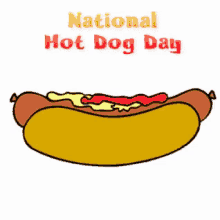 National Hot Dog Day Enjoy GIF - National Hot Dog Day Hot Dog Day Enjoy GIFs