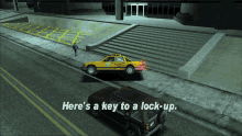 Gtagif Gta One Liners GIF - Gtagif Gta One Liners Heres A Key To A Lock Up GIFs