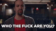 Lin Manuel Difficult People GIF - Lin Manuel Difficult People Who The Fuck Are You GIFs