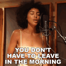 You Dont Have To Leave In The Morning Arlissa GIF - You Dont Have To Leave In The Morning Arlissa Praying For Love Song GIFs