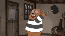 Ouch Grizzly GIF - Ouch Grizzly We Bare Bears GIFs