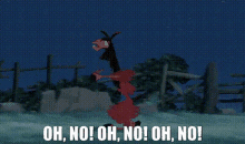 The Emperors New Groove Kuzco GIF - The Emperors New Groove Kuzco Oh No Oh No Oh No GIFs