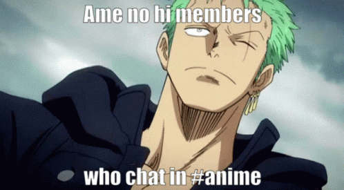 Ame No Hi Anime GIF - Ame No Hi Anime Zoro GIFs