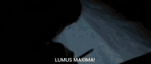 Lumos Maxima Wand GIF - Lumos Maxima Wand Harry Potter GIFs