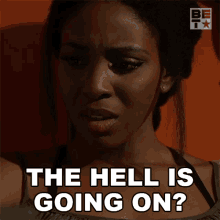 The Hell Is Going On Nia Bullock GIF - The Hell Is Going On Nia Bullock Games People Play GIFs