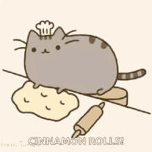 Pusheen Cat Dough GIF - Pusheen Cat Dough Bread GIFs
