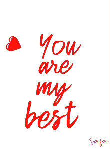 you are my best