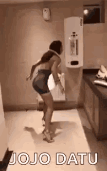 Toilet Girl Spin GIF - Toilet Girl Spin Drunk GIFs