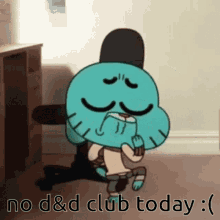 dnd club dnd dungeons and dragons gumball sad dance