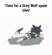 Wolf Spam GIF - Wolf Spam Triggered GIFs