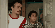 Jason Segal Pink Eye GIF - Jason Segal Pink Eye Knocked Up GIFs