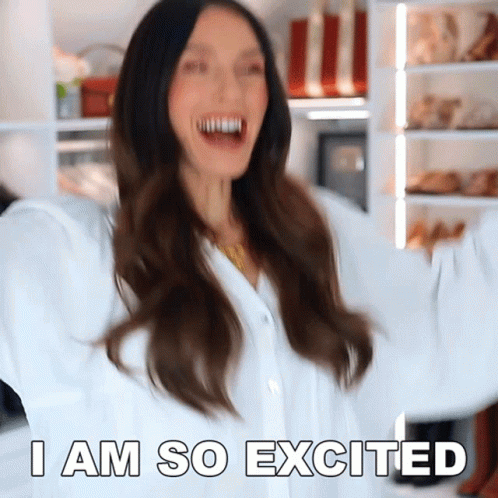 I Am So Excited Shea Whitney GIF - I Am So Excited Shea Whitney Im So Happy GIFs