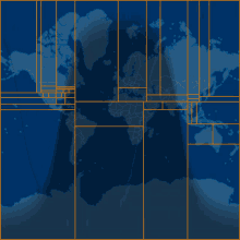 t ile grid world map blue location