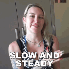 Slow And Steady Tracy Kiss GIF - Slow And Steady Tracy Kiss Dont Rush It GIFs