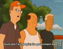 Dale Gribble Guns Dont Kill People Government Does GIF - Dale Gribble Guns Dont Kill People Government Does Kingof The Hill GIFs