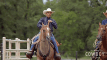 Riding A Horse John Paul Gonzalez GIF - Riding A Horse John Paul Gonzalez Ultimate Cowboy Showdown GIFs