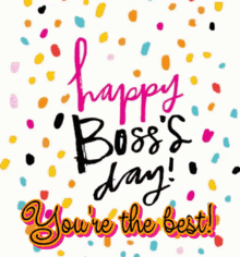Happy Bosses Day Happy Bosss Day GIF - Happy Bosses Day Happy Bosss Day ...