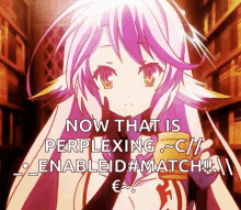 No Game No Life Jibril GIF - No Game No Life Jibril Now That Is Perplexing GIFs