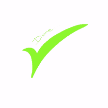 green blue tick done green blue tick done